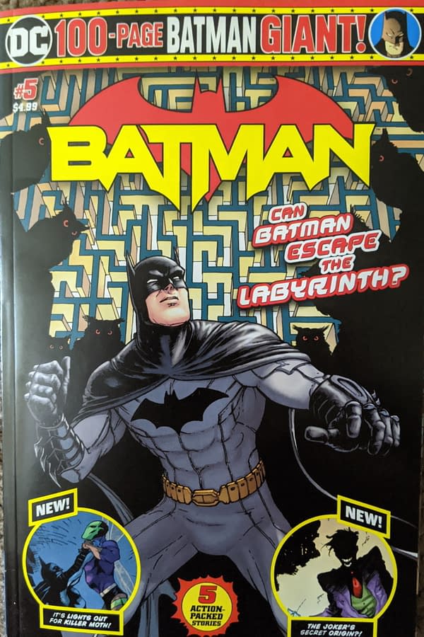 The Joker Gets a New Origin in Batman Giant #5 in Walmart.