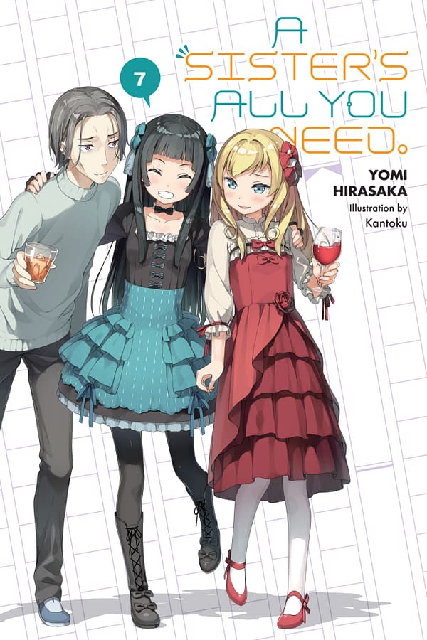 The cover of A Sister's All You Need., Vol. 7 (light novel) by Yen Press.