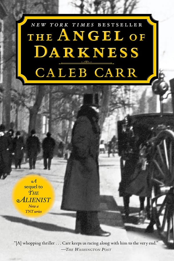 The cover to The Angel of Darkness by Caleb Carr, courtesy of Ballantine Books.