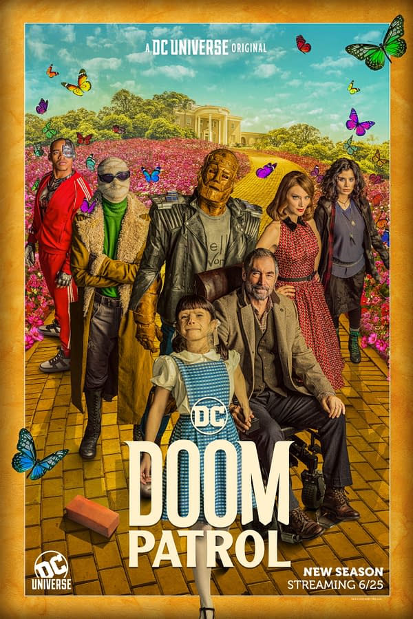 A look at the season poster for Doom Patrol season 2, courtesy of DC Universe