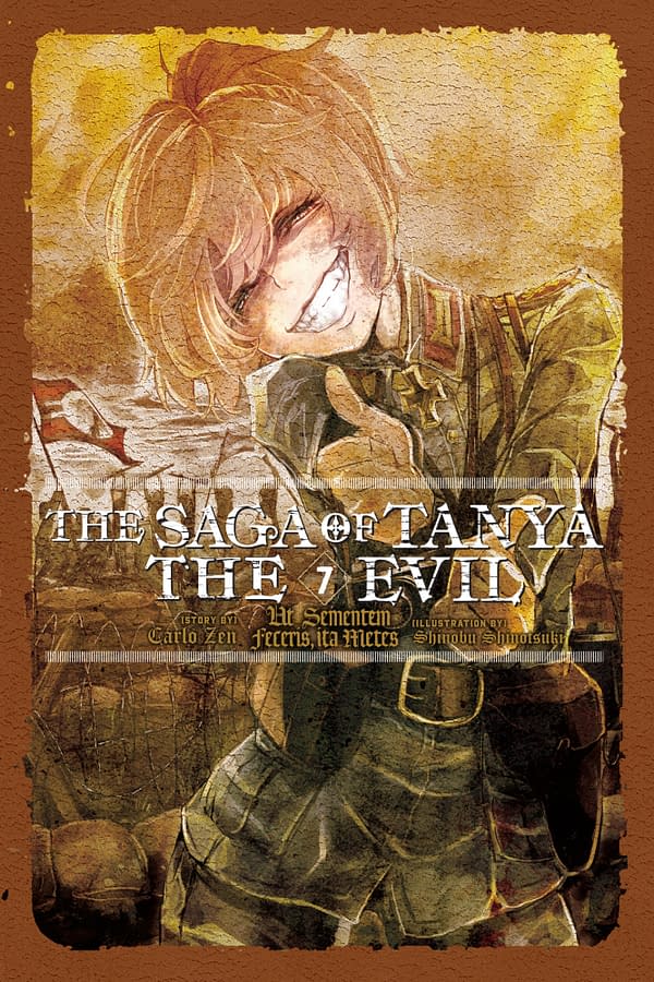 The cover of The Saga of Tanya the Evil, Vol. 7 (light novel) : Ut Sementem Feceris, ita Metes by Yen Press.