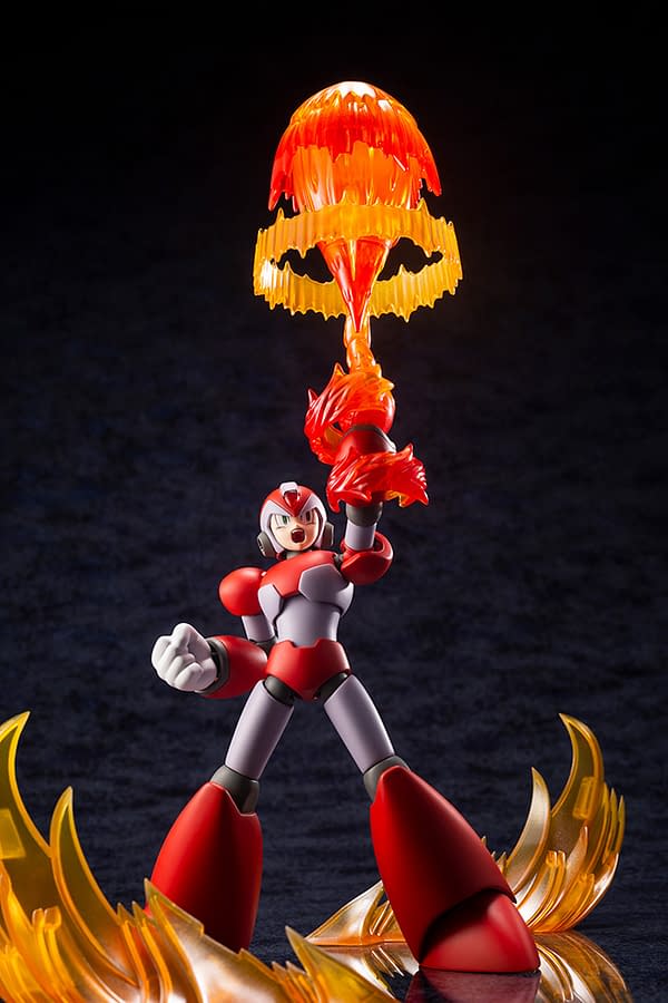 Mega Man Levels Up With Rising Fire from Kotobukiya
