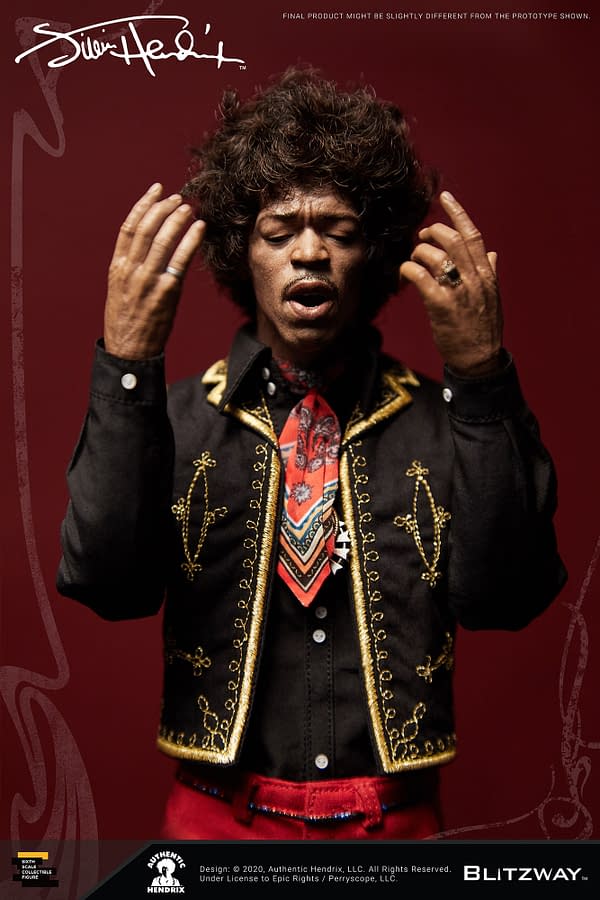 Jimi Hendrix Gets A Rocking 1/6 Scale Figure from Blitzway