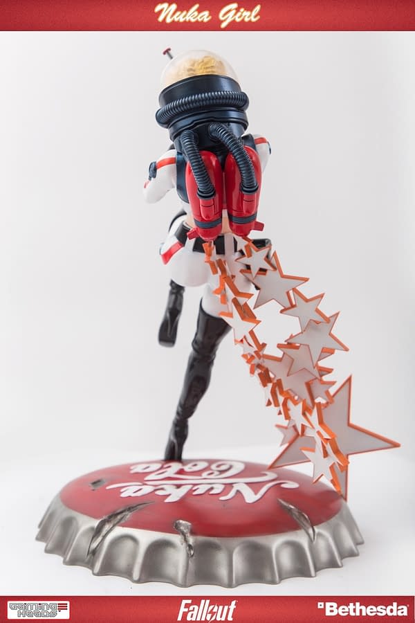Fallout Nuka Cola Girl Gets New Gaming Heads Statue