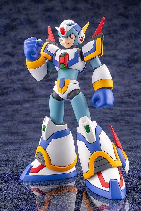 Mega Man X with Force Armor Gets New Model from Kotobukiya