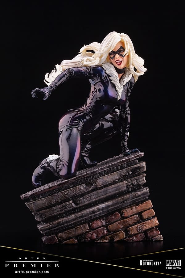 Black Cat Joins Kotobukiya's Woman of Marvel Statue Series