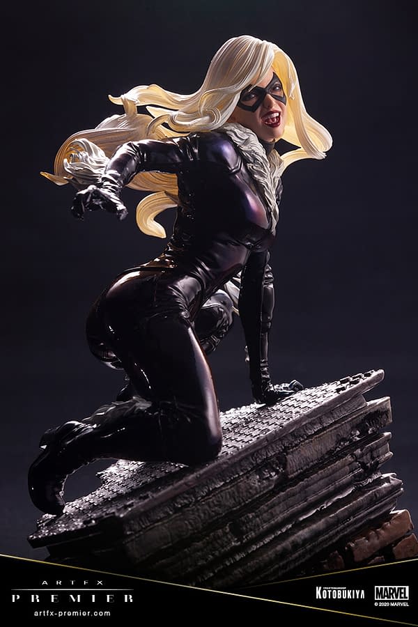 Black Cat Joins Kotobukiya's Woman of Marvel Statue Series