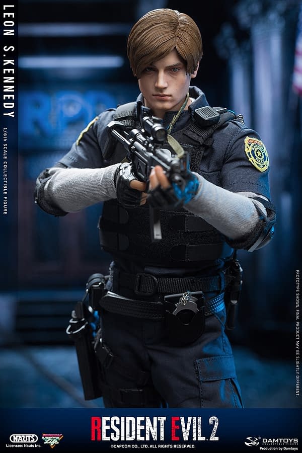 Resident Evil 2 Leon S. Kennedy Gets His Own Figure from DamToys