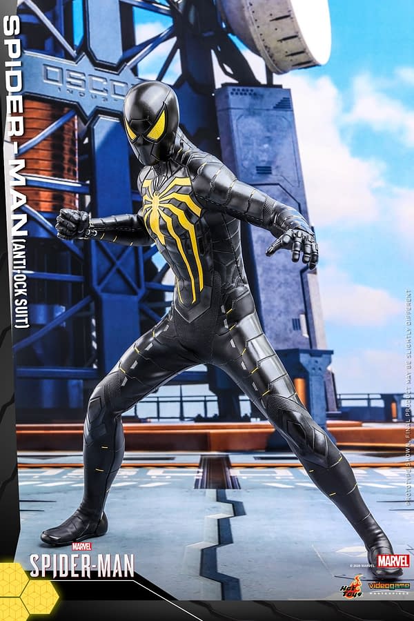 Spider-Man Anti-Ock Suit Saves the Day with New Hot Toys Reveal