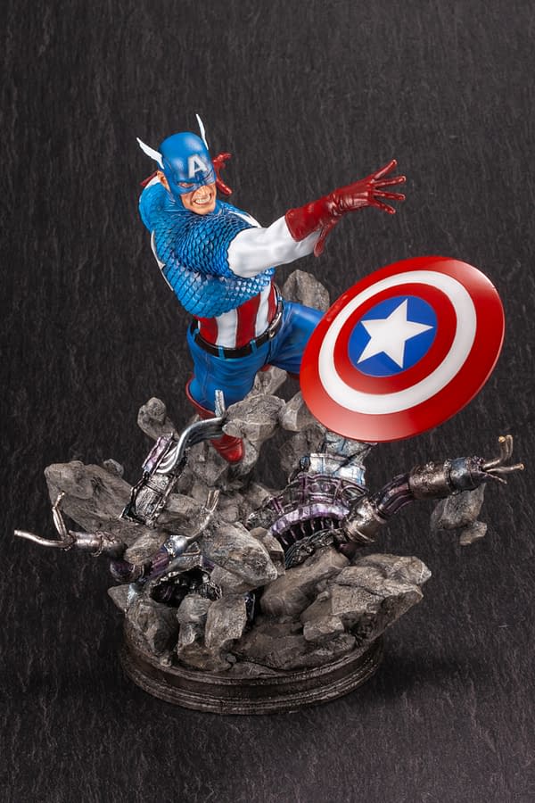 Captain America Joins the Fine Art Statue Series from Kotobukiya