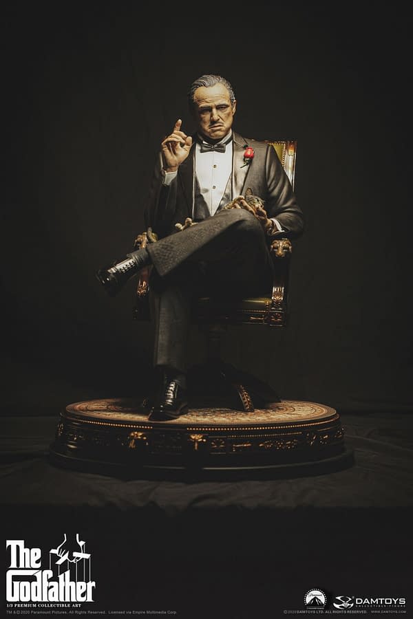 The Godfather is Back With Vito Andolini Corleone Statue from DAMTOYS