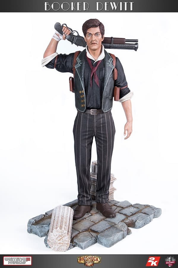 Bioshock Infinite Booker DeWitt Statue Gaming Heads Statue Revealed