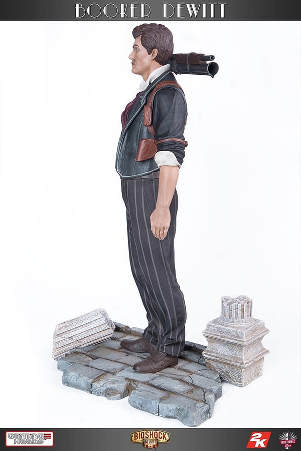 Bioshock Infinite Booker DeWitt Statue Gaming Heads Statue Revealed