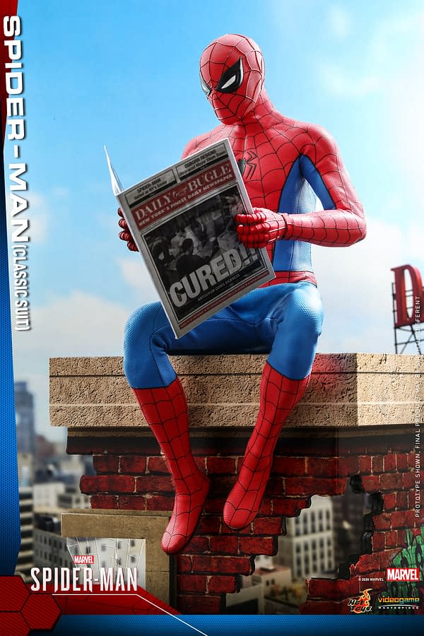 Spider-Mans Dons His Classic Suit with New Hot Toys Figure