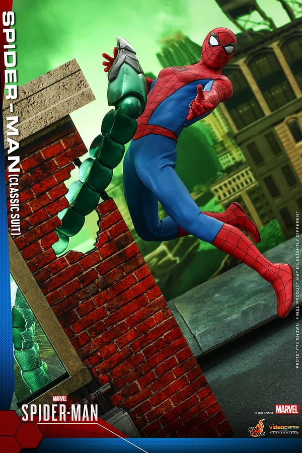 Spider-Mans Dons His Classic Suit with New Hot Toys Figure