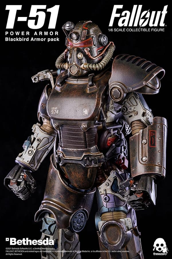 Fallout Blackbird Power Armor Set Arrives at threezero