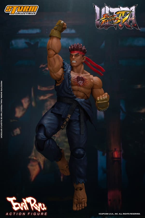 Street Fighter IV Evil Ryu Brings the Pain to Storm Collectibles