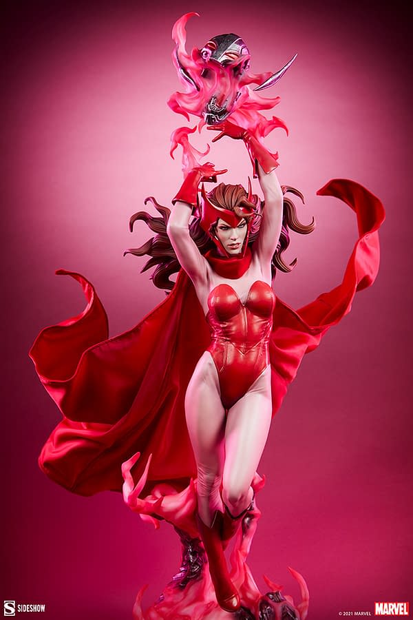 Scarlet Witch Brings Chaos Magic to Sideshow Collectibles