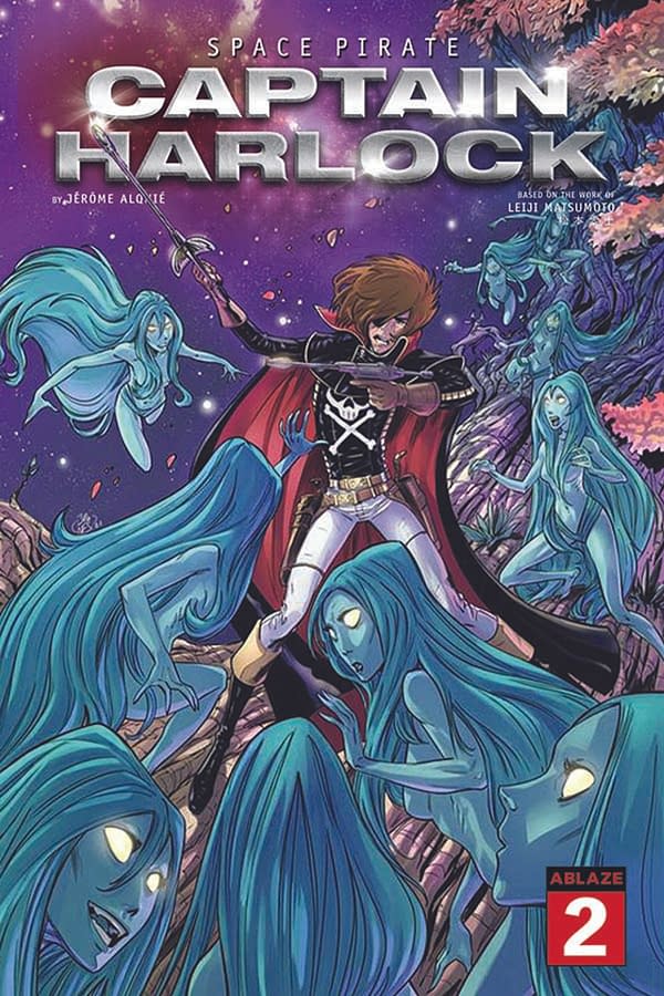 Space Pirate Captain Harlock: Ablaze Reveals Variant Covers for Comic
