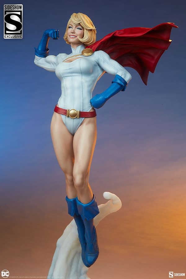 Power Girl Brings The Power to Sideshow Collectibles With Her New Statue