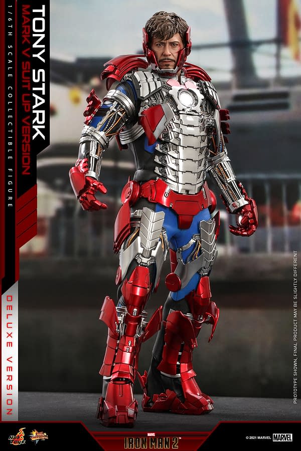 Tony Stark Suits Up With New Iron Man 2 Mark V Hot Toys Figure