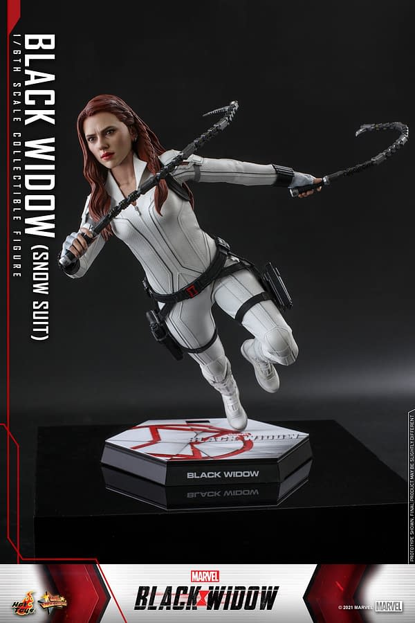 Black Widow Wears Her New Snow Suit With Hot Toys Newest Figure