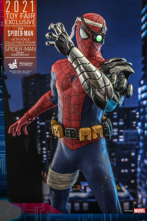 Cyborg Spider-Man Swings On In With Hot Toys Exclusive Figure
