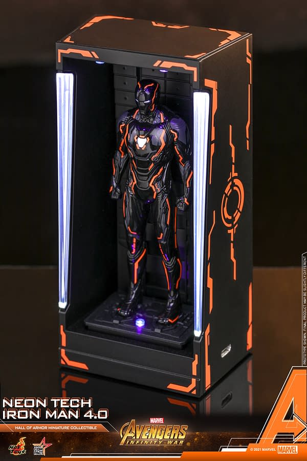 Iron Man Enters The Grid with New 4.0 Neon Tech Figures From Hot Toys
