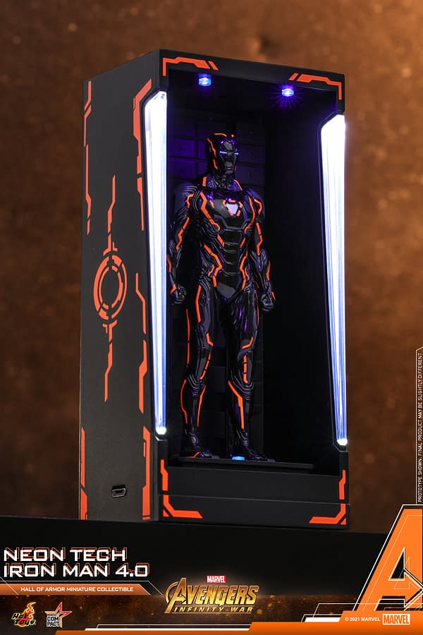 Iron Man Enters The Grid with New 4.0 Neon Tech Figures From Hot Toys