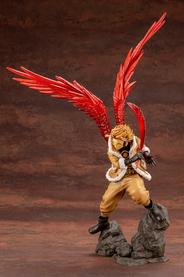 My Hero Academia Hawks Swoops In With New Kotobukiya Statue