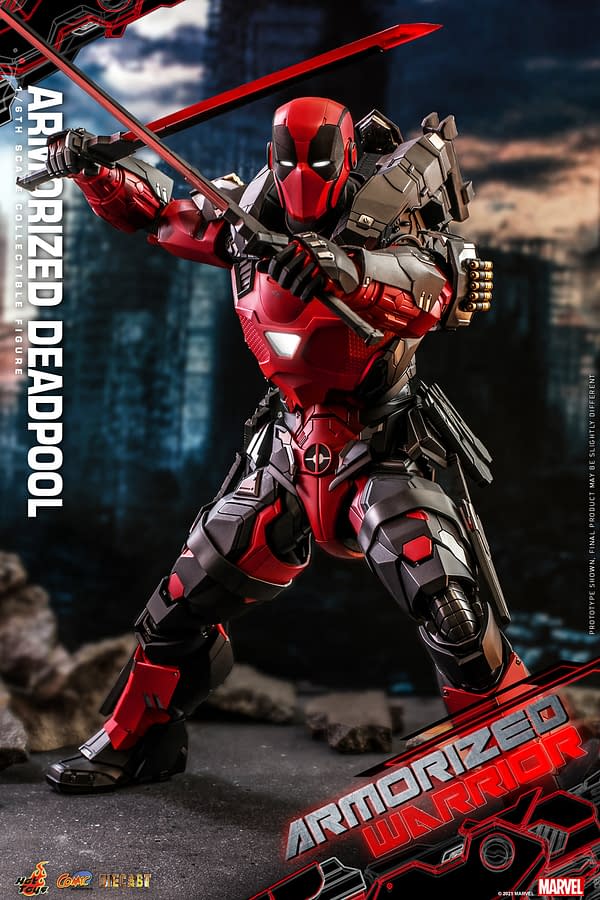 Deadpool Steals Some Iron Man Armor Thanks to Hot Toys