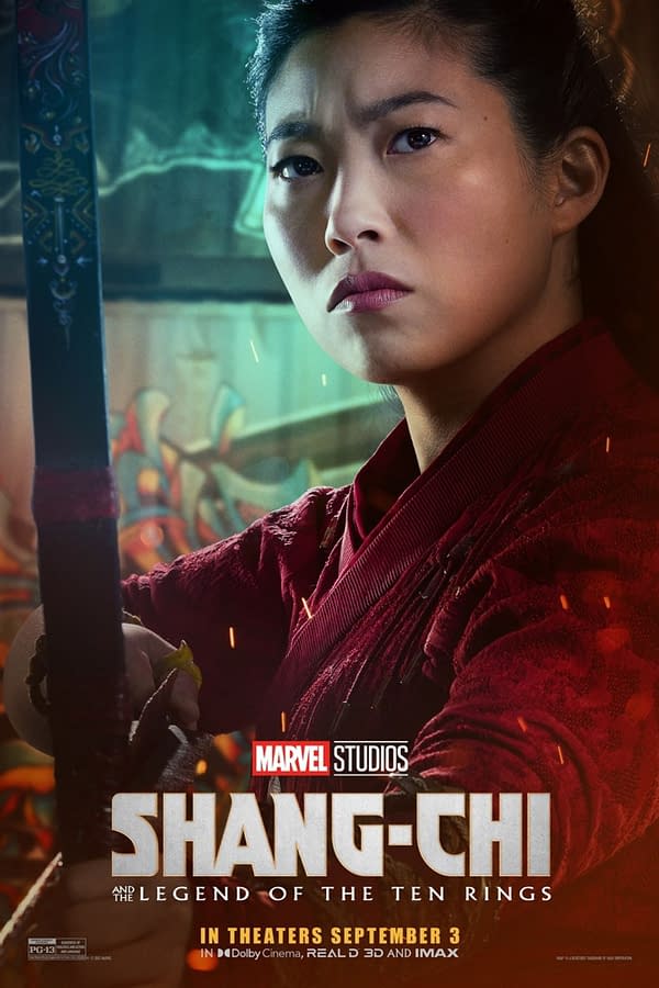 6 New Character Posters for Shang-Chi and The Legend of The Ten Rings
