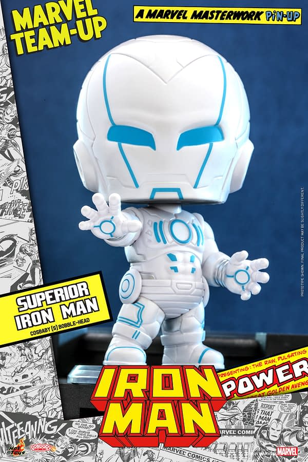 Iron Man The Origins Collection Cosbaby Figure Come to Hot Toys