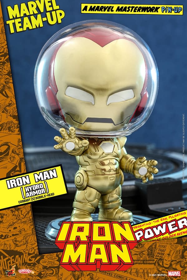 Iron Man The Origins Collection Cosbaby Figure Come to Hot Toys