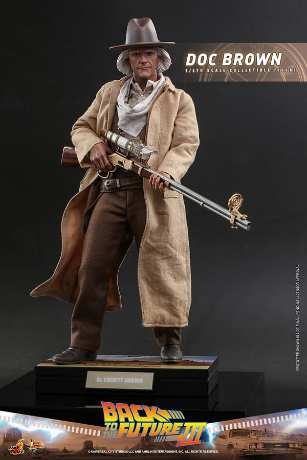 Great Scott! Back to the Future Part III Doc Brown Arrives at Hot Toys