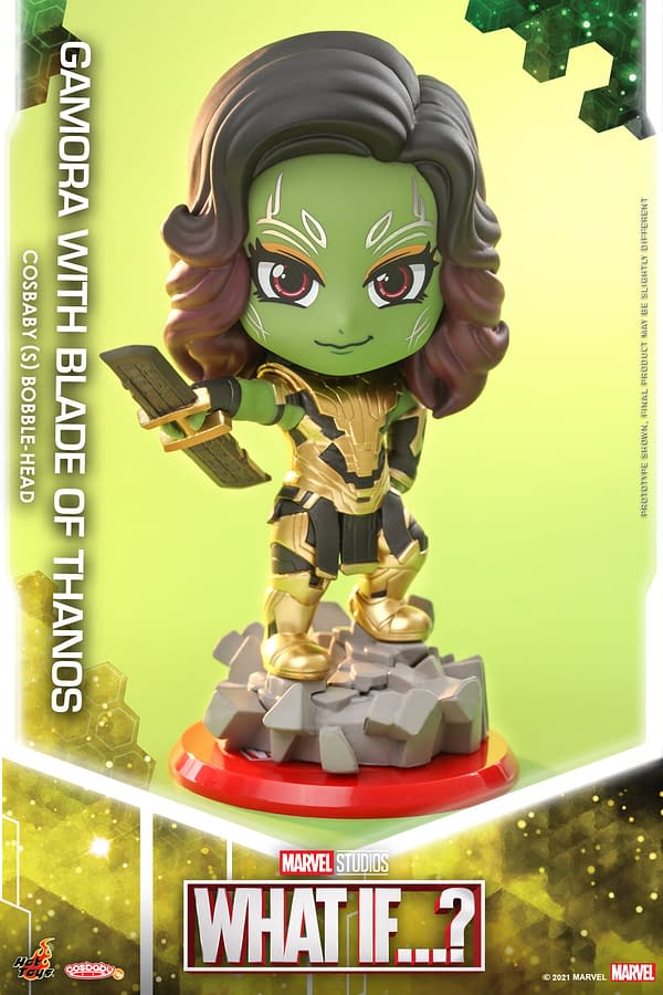 Hot Toys Reveals Marvel What If…? Infinity Ultron and Gamora Cosbaby