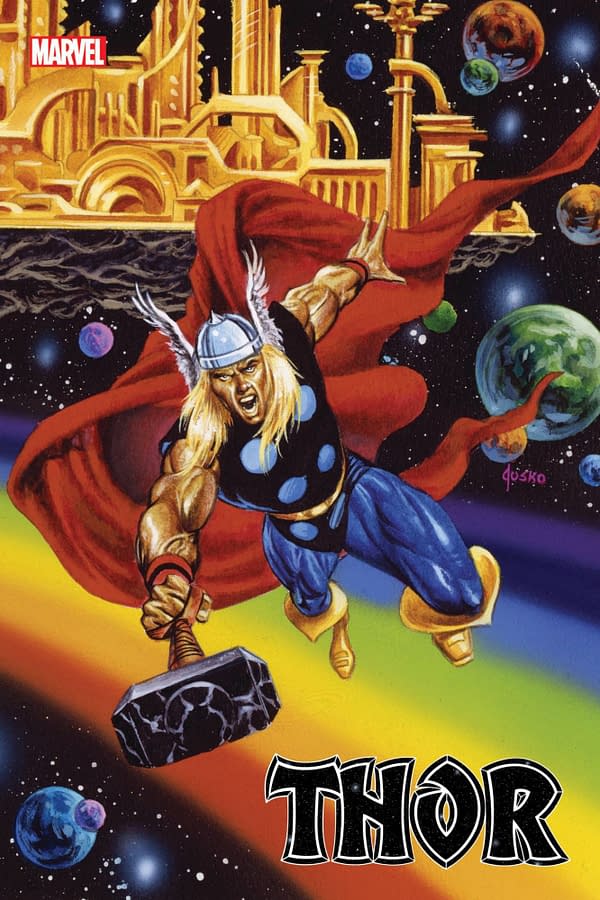 Cover image for THOR #18 JUSKO MARVEL MASTERPIECES VAR