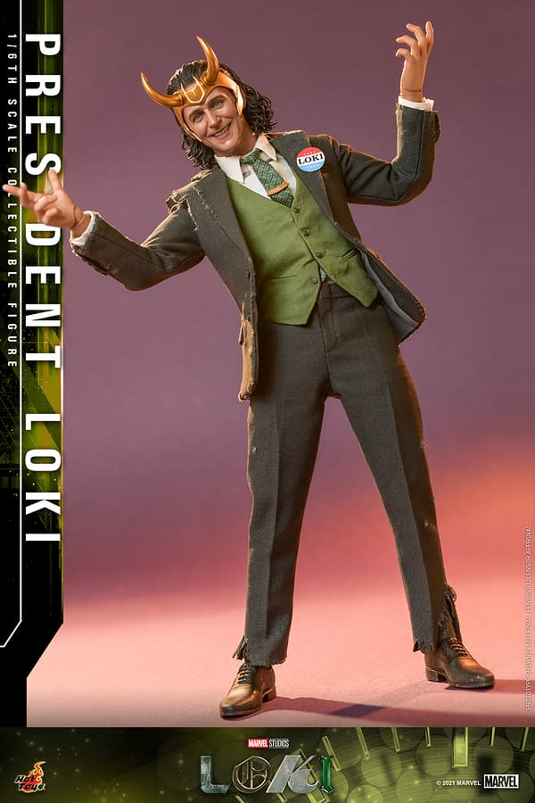 President Loki Comes Arrives as Hot Toys Newest Marvel Disney+ Figure
