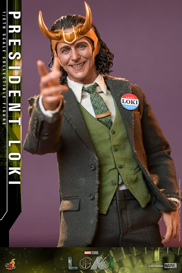 President Loki Comes Arrives as Hot Toys Newest Marvel Disney+ Figure