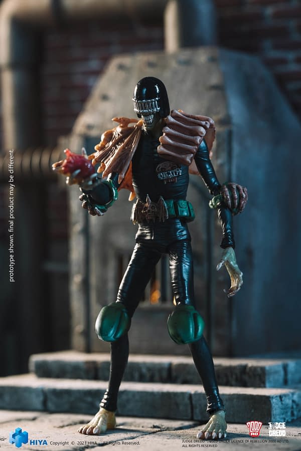 Hiya Toys Reveals New Judge Dredd 1:18 Figure with Judge Death