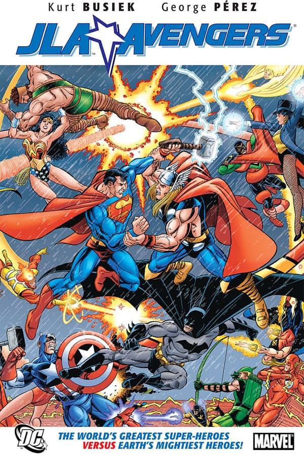 Calls For Marvel And DC To Republish JLA/Avengers for George Pérez