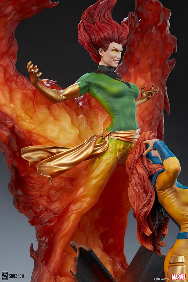 X-Men Phoenix and Jean Grey Maquette Debuts from Sideshow