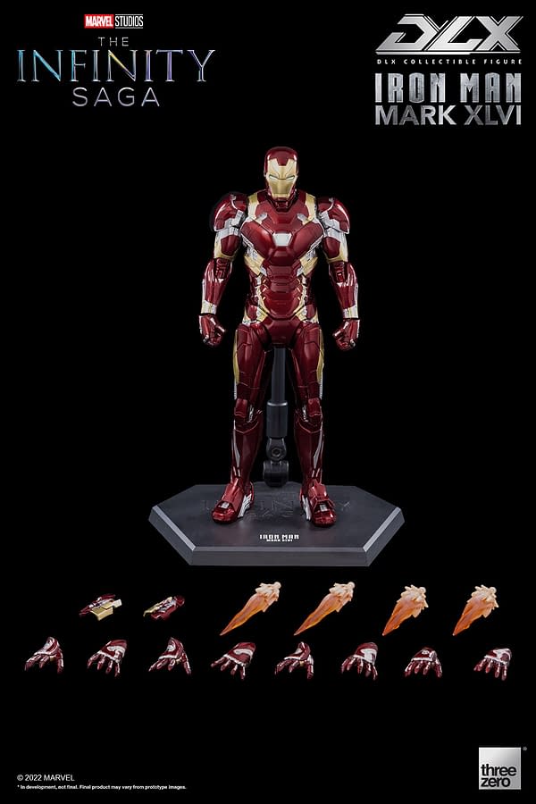 Threezero Debuts New Infinity Saga DLX Iron Man with Mark 46 Armor