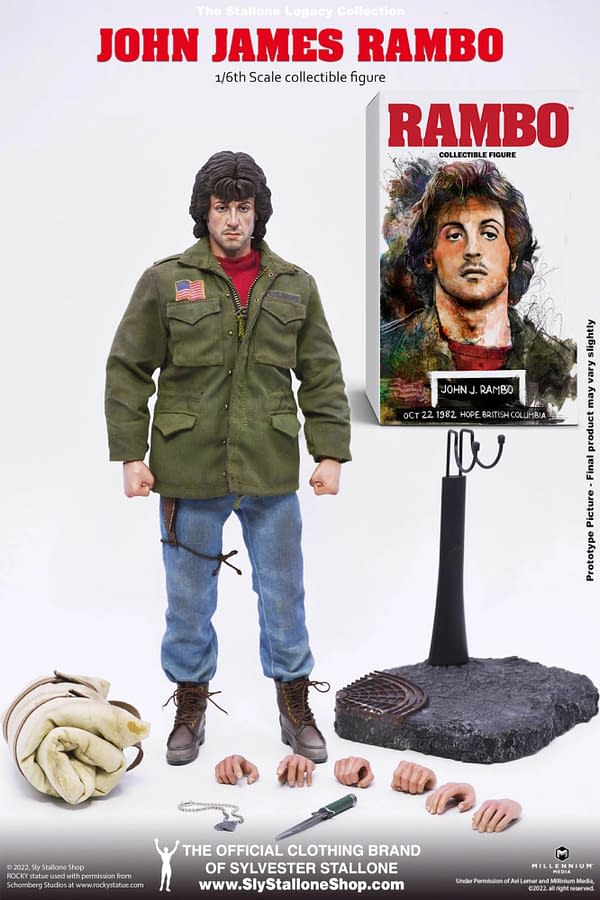 Sly Stallone Shop Reveals Rambo First Blood 1/6 Scale Figure