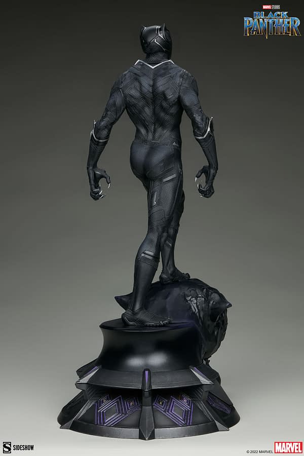 The King of Wakanda is Back with New Black Panther Sideshow Statue
