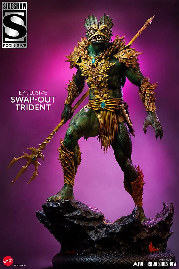 Tweeterhead Reveals Master of the Universe Mer-Man Maquette