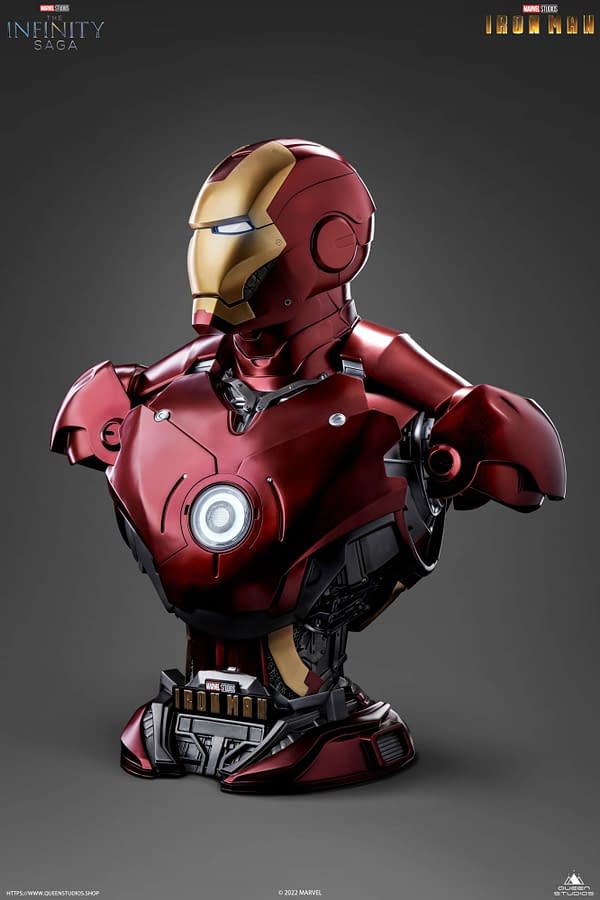Iron Man Mark III Life Size Bust Coming Soon from Queen Studios 