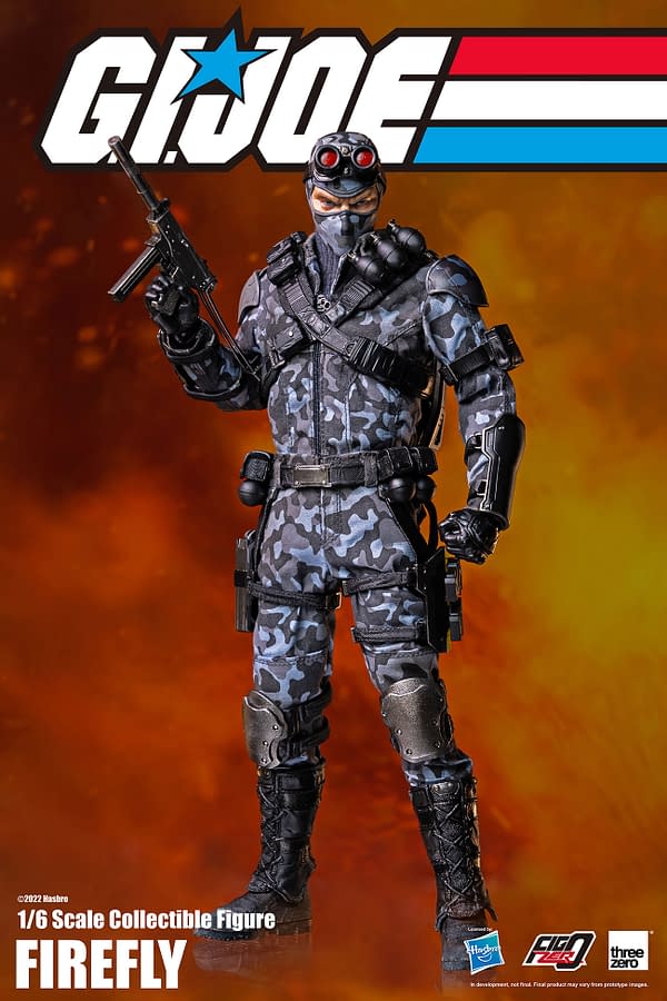 G.I. Joe Saboteur Firefly Brings A Bang to Threezero with New Figure