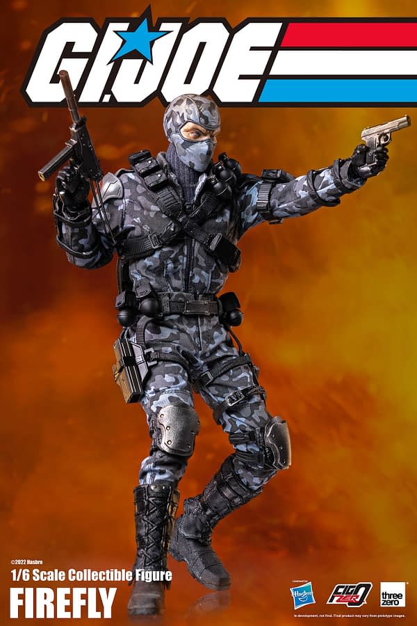 G.I. Joe Saboteur Firefly Brings A Bang to Threezero with New Figure