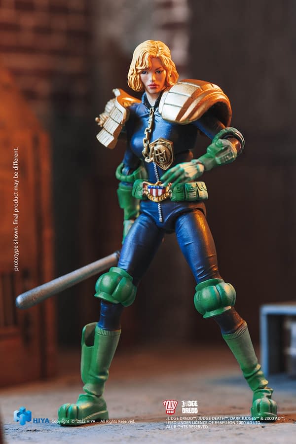 Hiya Toys Unveils New Judge Dredd Figure with Klegg and Anderson 